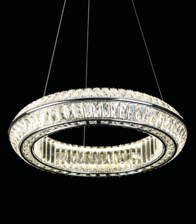 Crystal Brilliance Round Crystal Ring Chandelier