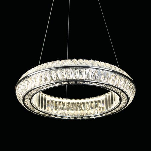Crystal Brilliance Round Crystal Ring Chandelier