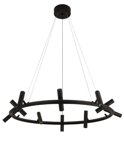 industrial-matte-black-ring-chandelier